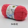 Cachecol Auto-Tricô de Algodão Leite de 5 Fios Fio de Espessura Média Pacote de Material DIY Bola de Lã Chinelos de Crochê Bolsa Tricotada à Mão