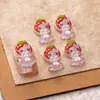 Nova Joia para Nail Art de Desenho Hello Kitty Morango Gatinho KT Fofo Resina Cola de Creme Material DIY Acessórios de Unha