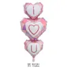 Labial Globo Transfronterizo Labios Decoración de Boda Qixi Día de San Valentín Fondo Arreglo de Papel de Aluminio Paloma Blanca Coche de Bodas Globo Venta al por Mayor