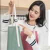 Delantal para limpiarse las manos Overol para mujer Bolsillo Impermeable Aceite Cocina Peto Lindo Ropa de trabajo nueva Adulto Cocina Protección laboral