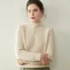 2026 Nuevo Estilo Camiseta Base de Punto de Cachemira Gruesa y Cálida de Tres Hilos para Mujer con Mangas Largas y Diseño de Trenza Acanalada