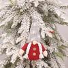 Fornecimento de Novos Produtos Transfronteiriço: Chapéu Pequeno de Tricô de Natal Boneco de Velho Sem Rosto Rudolph Enfeite para Pendurar na Árvore de Natal