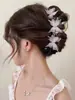 Super Hada Estilo Coreano Lazo Palo de Pollito Puntos Clip de Agarre de Alta Calidad Satén Estilo Francés Pinza de Tiburón Pasador Elegante Para Todo Combinación Dulce