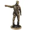 Suporte de Incenso de Liga de Soldado Retrô Artesanato Tecnologia Modelo de Soldado Feito à Mão Peça de Xadrez de Jogo de Tabuleiro Ornamentos Brinquedo Presente