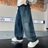 Ropa para Niños Niños Ropa de Otoño Pantalones 2026 Nuevo Estilo Primavera y Otoño Niños Medianos y Grandes Pantalones Frescos de Mezclilla Otoño Niños Pantalones Largos