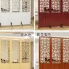Nuevo biombo de estilo chino para sala de estar, plegable y móvil, de madera maciza, estilo chino, para entrada, dormitorio, divisor de barrera hueco