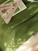 Ar Condicionado Portátil~Calça de Linho Tencel Fina Respirável Solta Casual Reta Nove Pontos Perna Larga Calça de Vovó Feminina Verão
