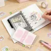 Páginas Divisorias Desmontables A5A6A7 para Cuadernos de Hojas Sueltas, Páginas de Índice Transparentes, Páginas de Recarga para Álbumes, Bolsas de Almacenamiento de PP de Seis Agujeros