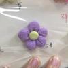 Tela Arrugada Flor de Cinco Pétalos Accesorios DIY Tela Flor Hecha a Mano Accesorios Flor para Zapato Accesorios para el Cabello Accesorios de Ropa Elástico Arrugado Cinco Pétalos