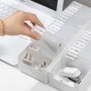 Artefacto de almacenamiento de cable de datos de escritorio, cargador de teléfono móvil, compartimento de clasificación de cable de carga, enrollador de cable de alimentación, caja de almacenamiento
