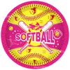 Mm336 Rojo y Amarillo Béisbol de Mesa Fiesta para 8 Personas Cuatro Piezas Decoración de Bate de Béisbol Plato de Papel Servilleta de Papel Vaso de Papel Combinación