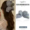Pinza de Garra de Peluche Linda de Gama Alta Clip para el Cabello de Flor Nuevo Otoño Invierno 2026 Pinza Tiburón para el Cabello Estilo Coreano Pin