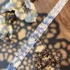 Em estoque Novo Lolita Bordado Solúvel Em Água Lace Leite Seda Único Lado Flor Onda Lace Lace Código De Barras