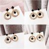 Aguja de Plata S925 Moda Corea del Sur Pendientes Altos Pendientes Simples con Borlas Pendientes Elegantes Estilo Pequeño Fragante Joyería Transfronteriza