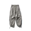 Frontiera do Norte Marca Americana Tendência Masculina Outono 2025 Novo Calça Paracaidista Plissada Lavada Sabre Calças Casuais de Trabalho Masculino