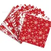 Papel de Fundo Vermelho de Natal Ww205 Material de Papel Criativo e Cultural para DIY Boneco de Neve Homem de Gengibre Papel para Fundo de Colagem Decorativa