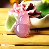 Qiyuke al por mayor colgante de calabaza de calcedonia transparente hidratante de hielo para hombre y mujer colgante de calcedonia Fu Lu Shou