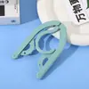 Percha plegable de fábrica, portátil, retráctil, para viajes, para pantalones, para el hogar, antideslizante, de secado interior, de plástico, para almacenamiento