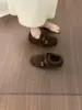 Zapatos Birkenstock Grises de Cobertura Total con Aumento Interno de Altura para Mujer, Mocasines Forrados de Lana para Otoño e Invierno, Versátiles para Viajar al Trabajo, Zapatos Cálidos de Algodón