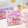 Pacote de Presente de Adesivos de Capivara à Prova d'Água Sem Deixar Cola Fofo Desenho Animado Material para Caderno Decoração de Copo d'Água Computador Adesivo