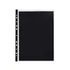 Bolsa para archivador de hojas sueltas transparente de 11 agujeros A3/A4 PP grueso brillante impermeable película protectora para documentos de oficina inserto bolsa venta al por mayor