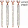 Processamento e Personalização de Canetas Esferográficas com Strass, Design Criativo DIY, Caneta Diamante, Acessórios de Joias com Hot Diamond, Adesivos Auxiliares de Diamante