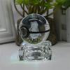 Nueva bola de cristal creativa transfronteriza de Pokémon K9 Elf Ball, base de cristal, luz nocturna colorida