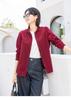 Chamarra Chaqueta de Solapa Yun Yun para Mujer Otoño Nuevo Algodón Puro Más Fácil de Combinar Manga Larga Top Color Sólido Temperamento Chaqueta Holgada