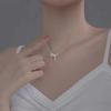 Collar Modelo Nuevo 2021 para Mujer, Cadena para Clavícula de Diseño de Nicho, Accesorio Versátil Sencillo de Lujo Ligero de Verano