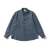 Yidao Vintage 2026 Primavera Nova Camisa Listrada de Manga Longa Tendência Retro Japonesa Jaqueta Camisa Solta Masculina