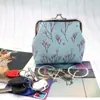 Porta-moedas Criativo Estampado para Mulheres Bolsa Pequena de Algodão Porta-Chaves Pequeno Presente para Cliente Bolsa de Moedas Atacado