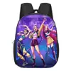 Nova Mochila Infantil Grupo Bruxa Caçadora de K-Pop Mochila Escolar DIY Desenho Animado Anime Mochila para Jovens Atacado Transfronteiriço
