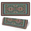Mouse Pad Grande Popular Retro Transfronteiriço Estilo Exótico para Escritório Base Antiderrapante Superfície Lisa Fina Fábrica de Origem Venda por Atacado