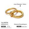 Jingqiao Anillo de perlas apiladas de acero inoxidable europeo y americano, nicho de alta calidad, anillo de circón, acero de titanio, joyería que no se desvanece