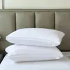 2026 Novo Modelo Econômico para Hotel Roupa de Cama de Hotel Tecido Escovado 100g Travesseiro Elástico Alto Núcleo de Travesseiro Lado Único