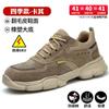 Zapatos de seguridad de fábrica Anti-aplastamiento Anti-perforación Estándar Europeo Kevlar Transpirables Cuero Anti-terciopelo Zapatos de trabajo para soldadura Zapatos de protección laboral