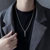 Colar com Pingente de Espinho Masculino Ins Tendência Hip-Hop Nicho Design Simples Colar de Alta Qualidade Acessórios de Pingente para Meninos