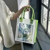 Bolsa Tote Tendência de Feltro com Transfer de Calor Novo Estilo Bolsa para Estudo de Desenho Animado Bolsa para Lancheira Bolsa Tote Cem Dias Bolsa de Compras Estampada