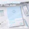 Cuaderno de bocetos rasgable Fruta Azul Mini libro de dibujo para estudiantes Libro de acuarela portátil engrosado Cuaderno de bocetos en blanco
