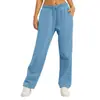 Pantalones Deportivos Casuales de Cintura Alta para Mujer, Pantalones Rectos, Pantalones para el Hogar, Moda Amazon