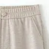 Pantalones rectos de pierna ancha de alta gama y corte slim para mujer, nuevo estilo otoño e invierno 2026, pantalones para mujeres de mediana edad y mayores, cintura elástica, pantalones de pierna ancha de color liso