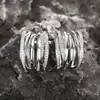 Pendientes de Línea Cruzada Multicapa Estilo Europeo y Americano Cao Shi, Tachuelas con Diseño Personalizado, Pinzas para Orejas de Moda de Lujo Ligero para Viajes