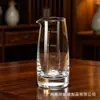 Atacado de Bebidas Alcoólicas Dispensador Sem Alça Jarra de Vinho Dividida Jarra de Vinho Doméstica de Vidro Cristal com Escala Jarra de Vinho Pequena Reta Sem Alça