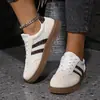 Outono de 2026 Tamanho Grande Casual Sapatos Forrest Gump Tênis Esportivos Versáteis para Mulheres Tênis de Solado Grosso Cor Retro Bloco de Cores Sapatos de Treino Alemães Exportação
