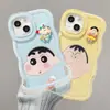 Funda para teléfono A-Dai Xiaoxin Adecuada para iPhone 17 Pro Max iPhone 15 Soporte Doble 16 Lindo Dibujo Animado 14