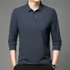 Camisa Polo de Manga Larga con Cuello de Solapa para Hombre Camiseta Casual Simple de Manga Corta Tops para Hombre Venta al por Mayor