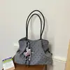 Bolso tote Ruien exquisito de lunares para debajo del brazo para mujer, moda casual nueva de otoño 2026, bolso grande de capacidad para mujer