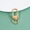 Fivela de porta em forma de U pintada em cores de doce, fecho lagosta de liga de zinco, fivela de cachorro, chaveiro, acessório DIY para bonecas, fivela de bolsa