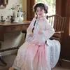 Hanfu para Niñas Estilo Primavera y Otoño 2025 Estilo Antiguo Infantil Nuevo Estilo Chino Super Hada Estilo Dinastía Ming Conjunto de Falda Mamian Atuendo de Princesa para Niña