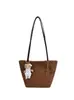Bolsa de Mujer Estilo Coreano 2026 Nueva Sensación de Alta Gama Bolsa Tote de Lunares Bolso de Hombro Único para Dama Bolso de Axila Bolso de Gran Capacidad